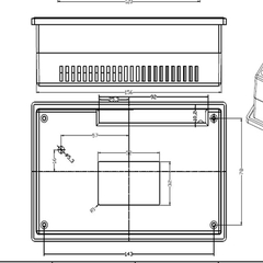 Hộp Nhựa Din Rail KW-27-2