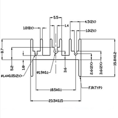 Nhôm giải nhiệt 25*23*16mm