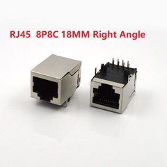 RJ45  8P8C 18MM Socket Right Angle