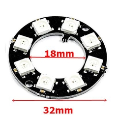 Module LED RGB 5050 WS2812B 8 LED