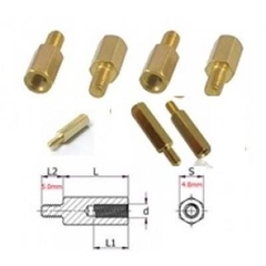 Trụ Đồng Đực - Cái M3- 12mm