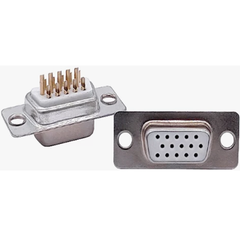 DB15 FEMALE WELDING WIRE WHITE GLUE GOLD PLATED