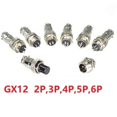 Đầu Nối Nguồn GX12 12mm 2Pin