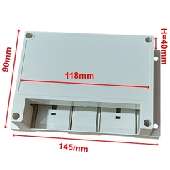 Hộp Nhựa Din Rail KW-24-1 ( Rãnh sâu)