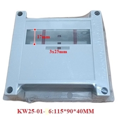 Hộp Nhựa Din Rail KW25-01-6