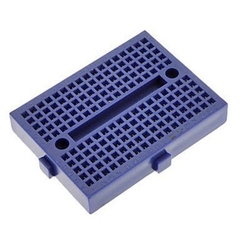 blue mini breadboard