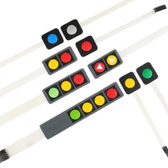 Nút Nhấn Phím Mềm 1 Nút Xanh Dương