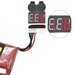 Mạch LED 7 Đoạn Hiển Thị Dung Lượng Pin Có Còi 1S-8S