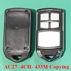 Remote  RF 4 Lệnh 433Mhz AC27-Học lệnh