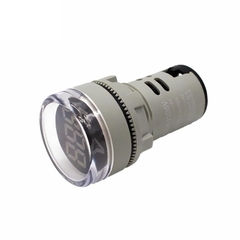 LED Kỹ Thuật Số Đo Điện Áp AC - 22mm Trắng Loại Tròn