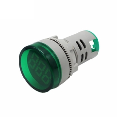 LED Kỹ Thuật Số Đo Điện Áp AC - 22mm Xanh Lá Loại Tròn