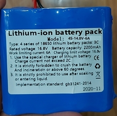 Pin Lithium 4 CELL 18650 14.8V 2200mAh