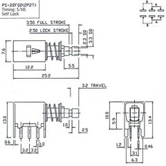 Nút Nhấn Nguồn PS-22F02