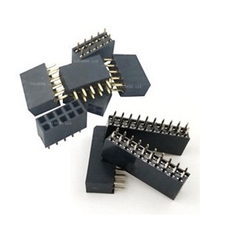 Header douple row female 2x6P 2.54mm