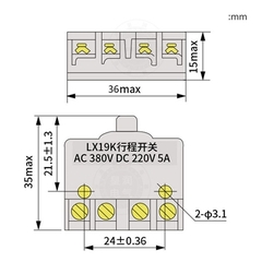 Công Tắc Hành Trình LX19K