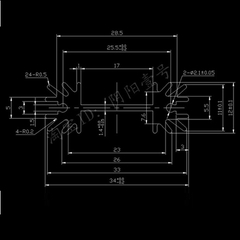 Nhôm giải nhiệt 30*34*12mm