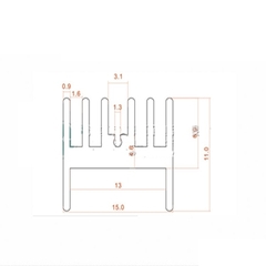 Nhôm giải nhiệt TO-220 20*15*11mm