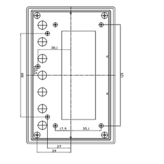 Hộp Nhựa Din Rail KW-27-1