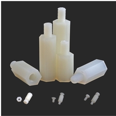 Trụ Nhựa Trắng Đực - Cái M3- 8mm