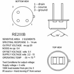 Cảm Biến Chuyển Động PIR RE200B /SN200B00