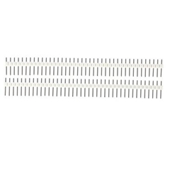 1x40 Pin 2.54mm DIP Straight white color