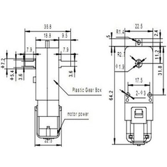 Động Cơ Vàng Giảm Tốc 3-6V