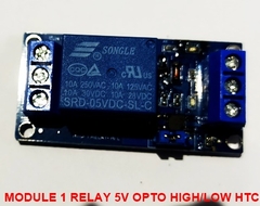 Mạch 1 RELAY 5V-10A Kích Mức Thấp Cao HTC
