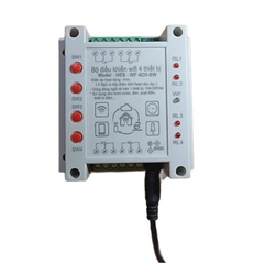 Bộ Điều Khiểu WIFI 4 Thiết Bị HTC-4CH WF-SW- 5VDC