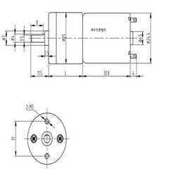 Động cơ mô-tơ GA25-370-12VDC - 1360 vòng