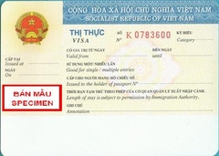 Thị thực nhập cảnh vào Việt Nam