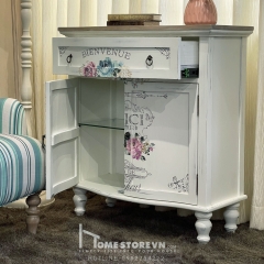Tủ hoa trang trí vintage - TTR1