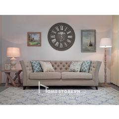 Sofa lưng nút tay vát loe có đinh dài 2m2 - SF15