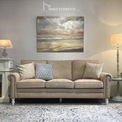 Sofa tay cuộn lưng kép có đinh dài 2m2 - SF3