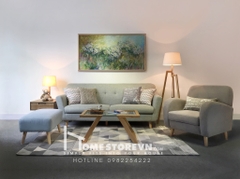 Sofa nỉ tay chéo dài 2m - SF16