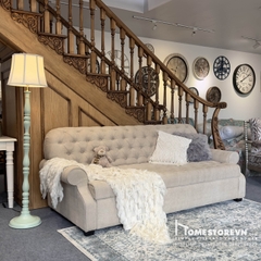 Sofa bed Vintage tay cuộn lưng nút 1m8 - SF27