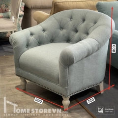 Sofa đơn lưng lượn có nút SFD23
