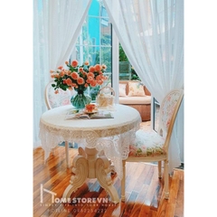 Bàn ăn tròn D= 95cm Vintage - BA1