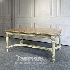Bàn trà mặt đá cổ điển Royal - BTR5