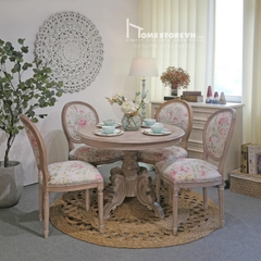 Bàn ăn tròn D= 95cm Vintage - BA1