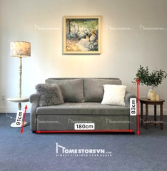 Sofa bed Vintage tay cuộn 1m8 - SF25