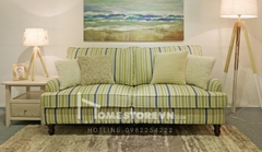 Sofa tay lượn Vintage lưng kép dài 1m8 - SF7