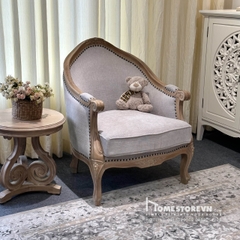 Sofa đơn khung gỗ cổ điển kiểu Pháp - SFD5