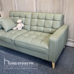 Sofa da cn nút vuông 1m8 - SF22