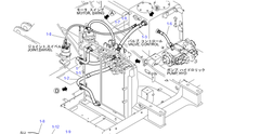 Sơ đồ hệ thống thủy lực máy xúc đào Kobelco