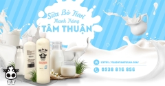 Sữa bò Tâm Thuận - Thương hiệu sữa bò uy tín
