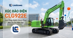 Xúc Đào Điện CLG922E: Giải Pháp Xanh Chinh Phục Mọi Dự Án Hiện Đại