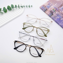 Gọng Kính Mắt Mèo Càng Nhựa Pha Thép Không Gỉ
