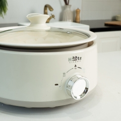 Nồi lẩu điện Haatz lòng phủ ceramic an toàn có thể tháo rời 5 lít