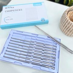 10 đôi đũa inox 316 Haatz