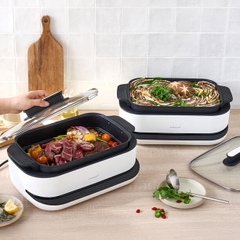 Nồi lẩu điện đa năng LocknLock Multicooker EJP261WHT dung tích 6 lít